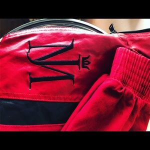 Michael Jackson Vintage red faux leather jacket M